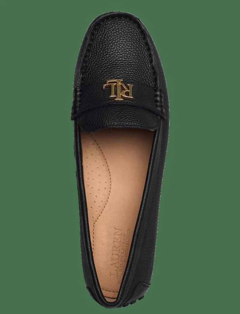 Barnsbury Pebbled Leather Driver - Loafers
