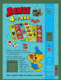 BARNSPEL BAMSE 4 I RAD - Brädspel