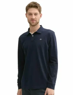 basic polo with contrast - Långärmade pikéer