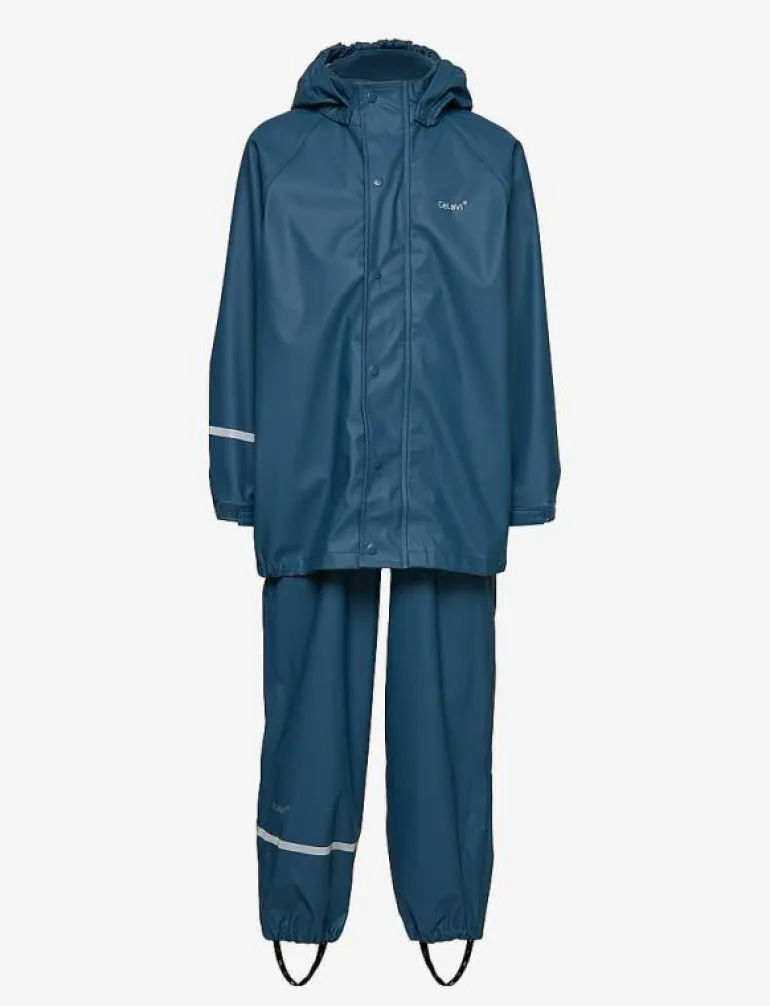 Basic rainwear set -solid PU - Regnställ