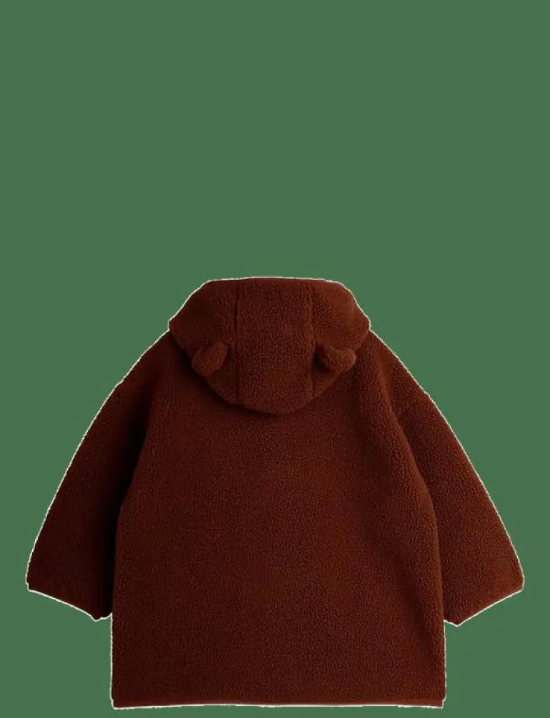 Bear emb pile jacket - Jackor