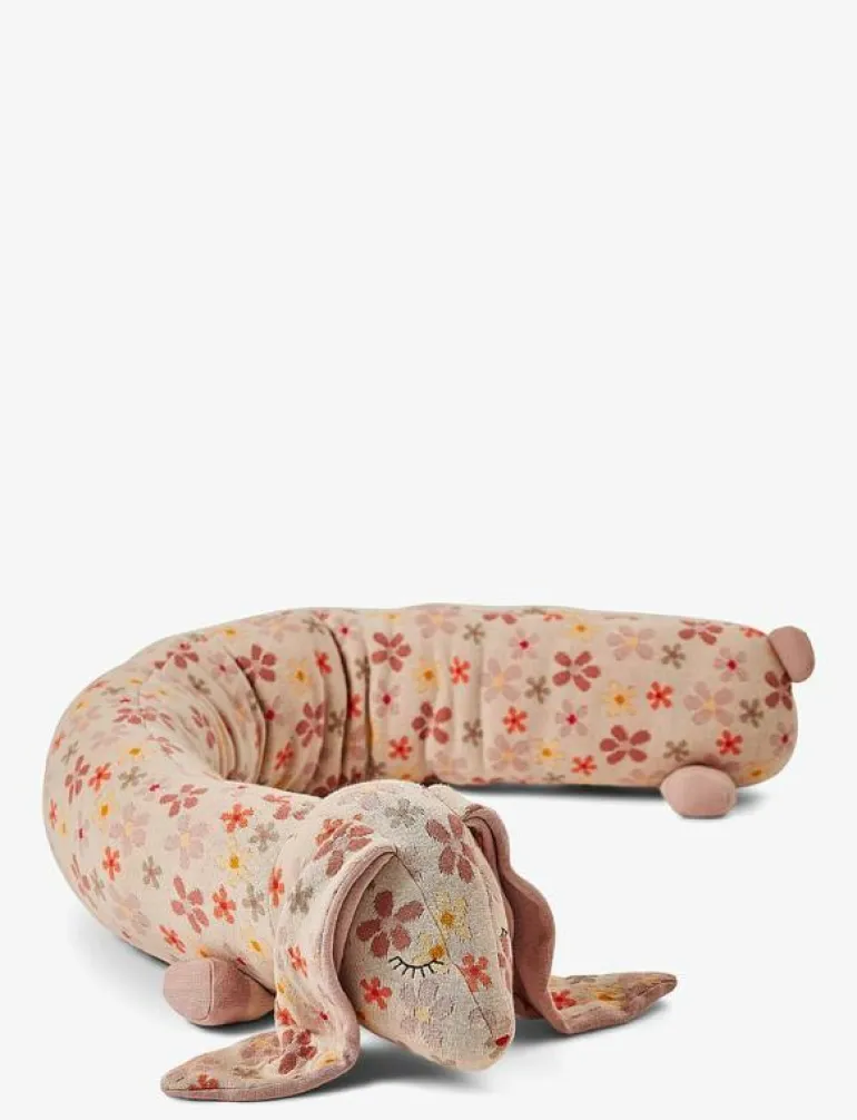 Bed animal, rabbit with flowers, rose peach - Babysängar & Tillbehör