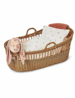 Bed animal, rabbit with flowers, rose peach - Babysängar & Tillbehör