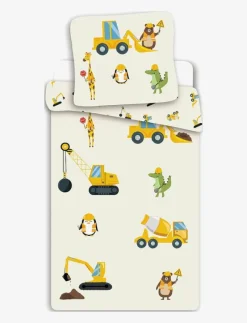 Bed linen junior NB 2019 Construction - 100x135 40x60 cm - Påslakanset