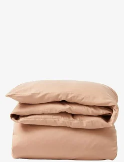 Beige Washed Cotton Sateen Bed Set - Påslakanset