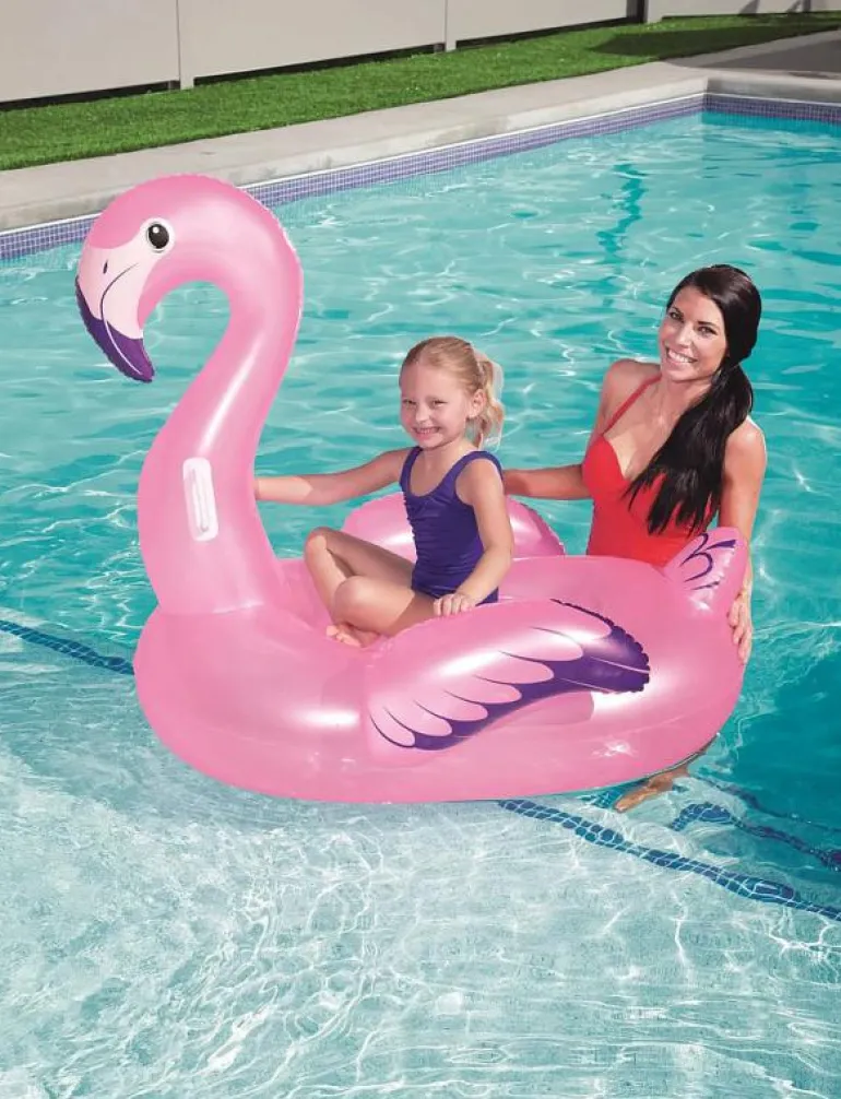 BESTWAY FLAMINGO 127 X 127 CM - Badringar & Badmadrasser