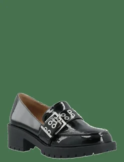 BIAPEARL Buckle Loafer Faux Leather - Loafers med klack