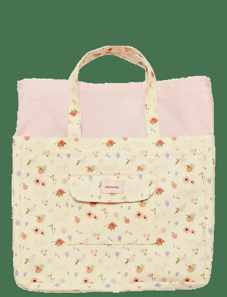 Big Canvas Totebag Roses and Shells - Totes