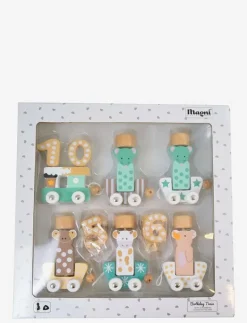 Birthday Train "Animals", Green/Brown - Festartiklar