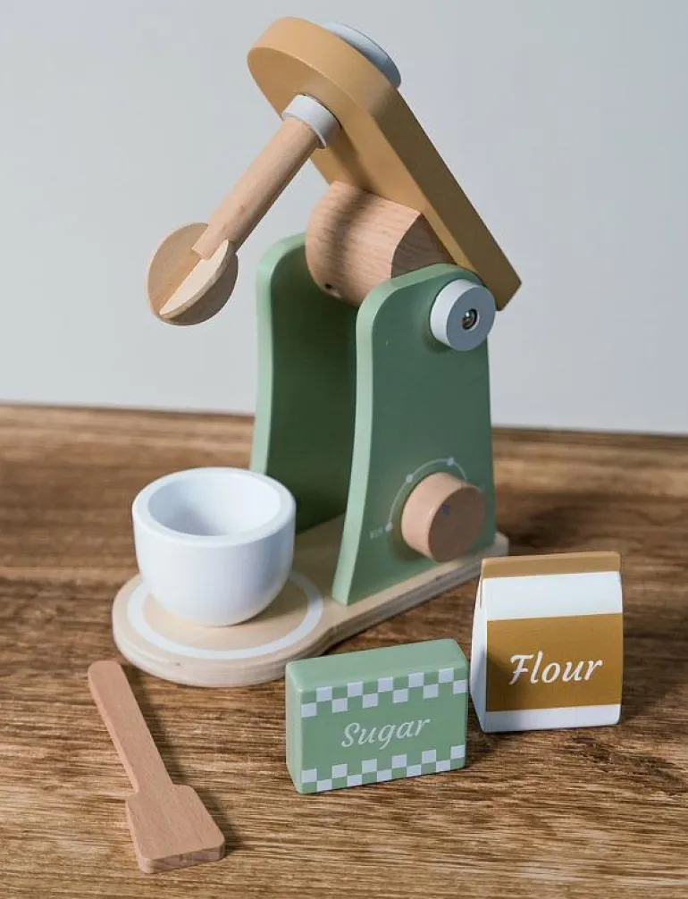 BLENDER WOOD IN GIFT BOX 4 PARTS - Tillbehör till leksakskök