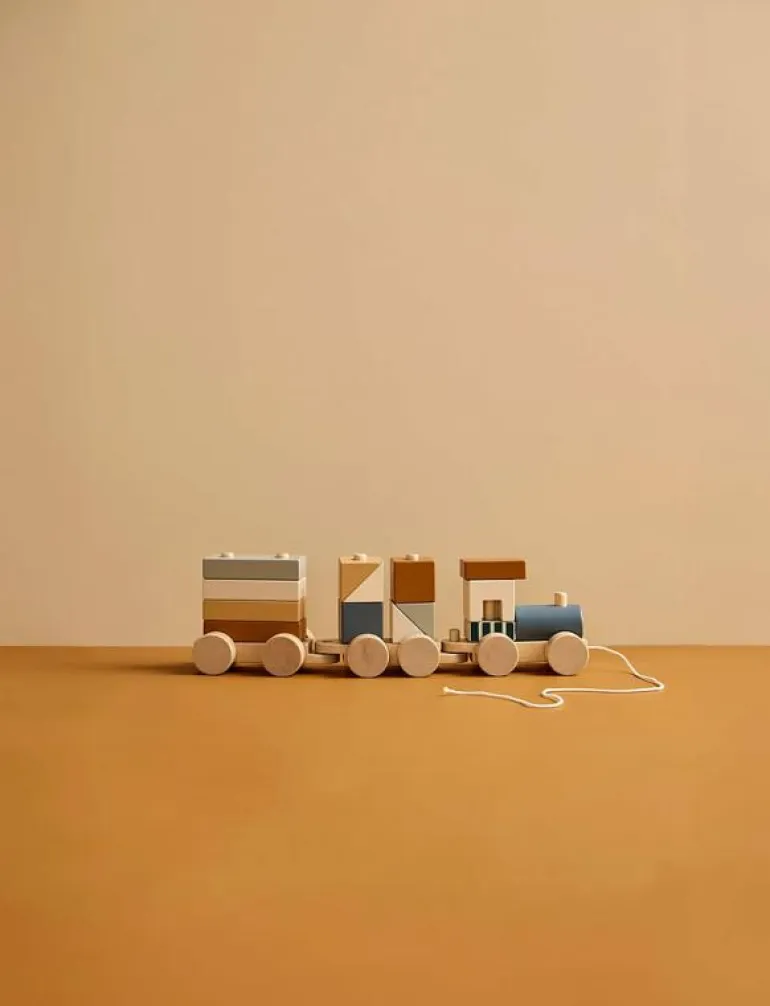 Block train brown - Tåg