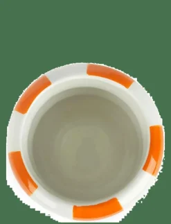 Blomkruka i keramik Floats, orange,12 cm - Krukor