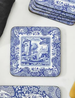 Blue Italian Blue Italian Coasters - Set of 6 - Serveringstillbehör