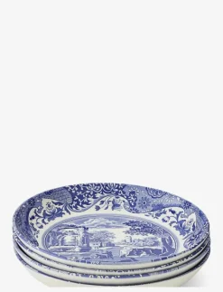Blue Italian Pasta Bowl 4-pack - Pastatallrikar