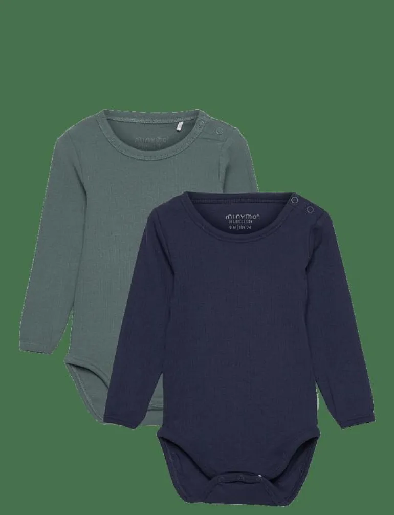 Body LS (2-pack) - Långärmad body