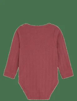 Body LS Pointelle - Långärmad bodysuit