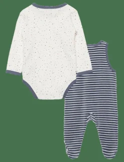 Body LS w.Romper - Set med body