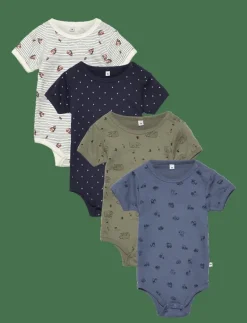 Body SS AO-printed (4-pack) - Kortärmad body