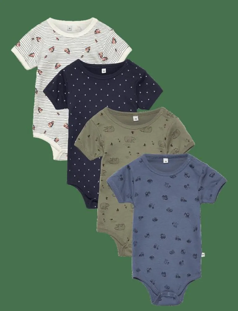 Body SS AO-printed (4-pack) - Kortärmad body