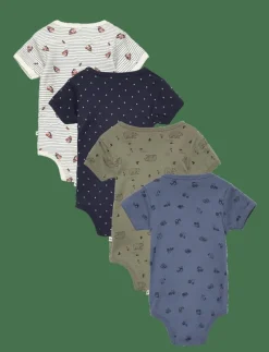 Body SS AO-printed (4-pack) - Kortärmad body
