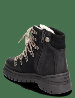Boots - flat - with lace and zip - Vinterstövlar
