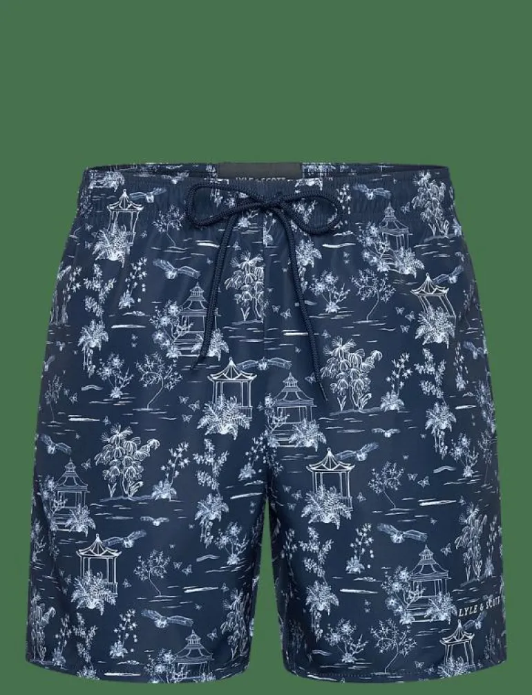 Botanical Garden Print Swimshort - Badbyxor