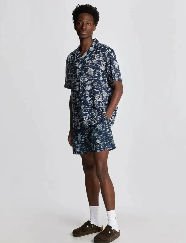 Botanical Garden Print Swimshort - Badbyxor