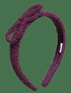 Bow Slim Beaded Hairbrace - Hårband & Diadem