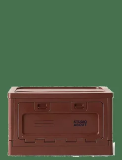 BOX, MEDIUM, BORDEAUX - Förvaringskorgar
