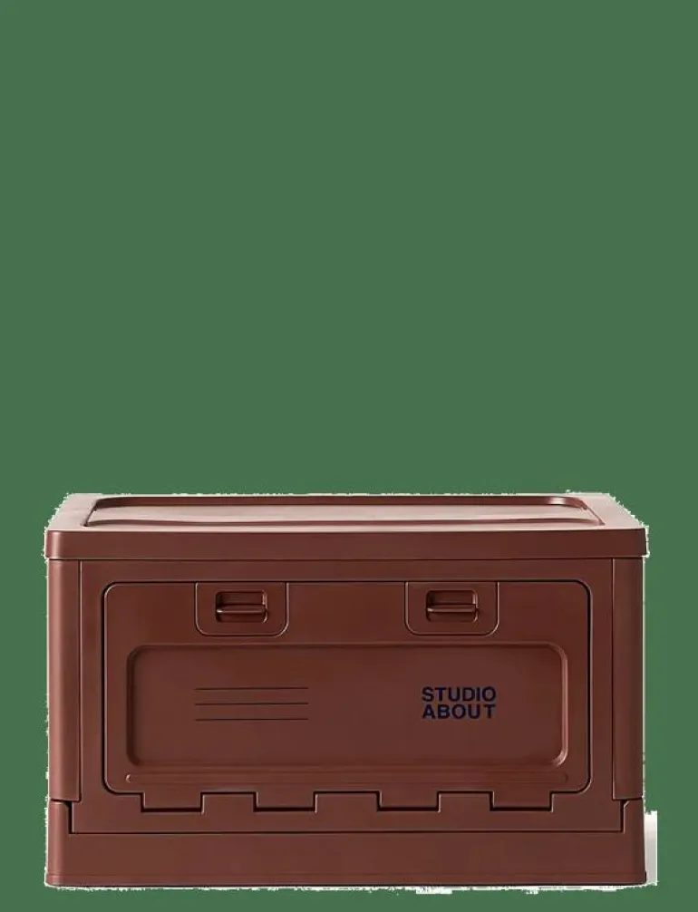 BOX, MEDIUM, BORDEAUX - Förvaringskorgar