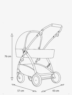 BRIO Dockvagn Spin Röd - Dockvagn