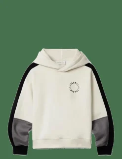 BRUSHED FLEECE CLR BLOCK HOODIE - Huvtröjor