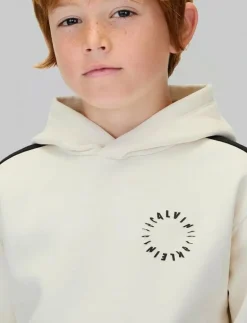 BRUSHED FLEECE CLR BLOCK HOODIE - Huvtröjor