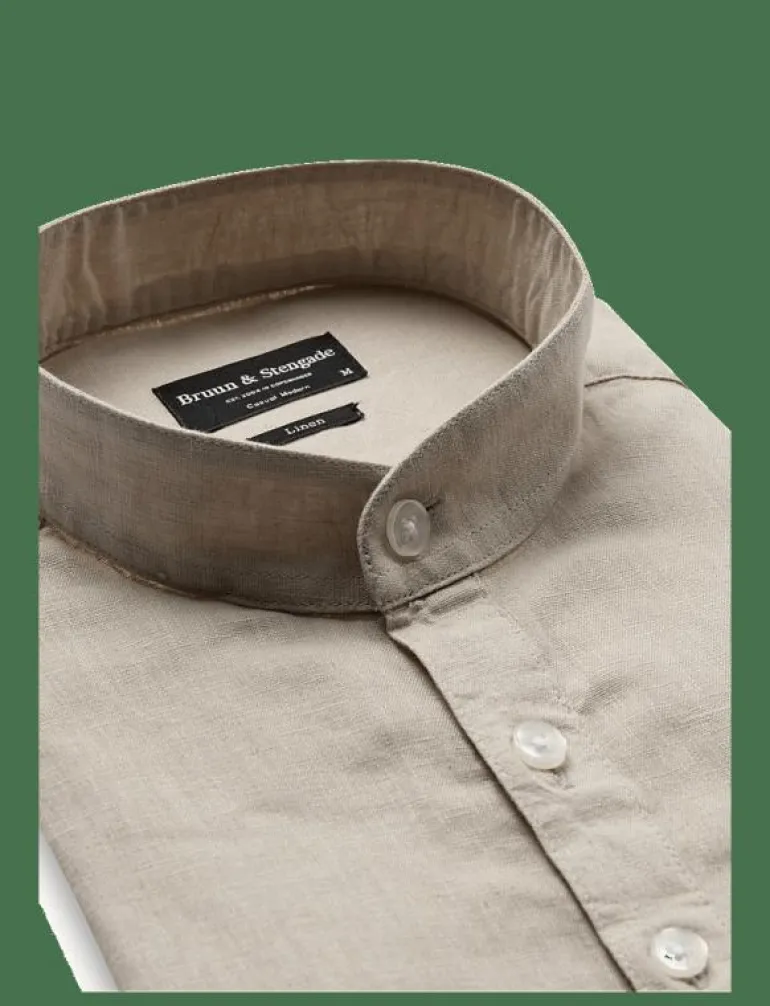 BS Crawford Casual Modern Fit Shirt - Linneskjortor