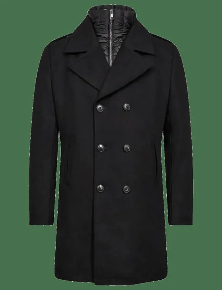 BS Nelson Slim Fit Coat - Ullkappor