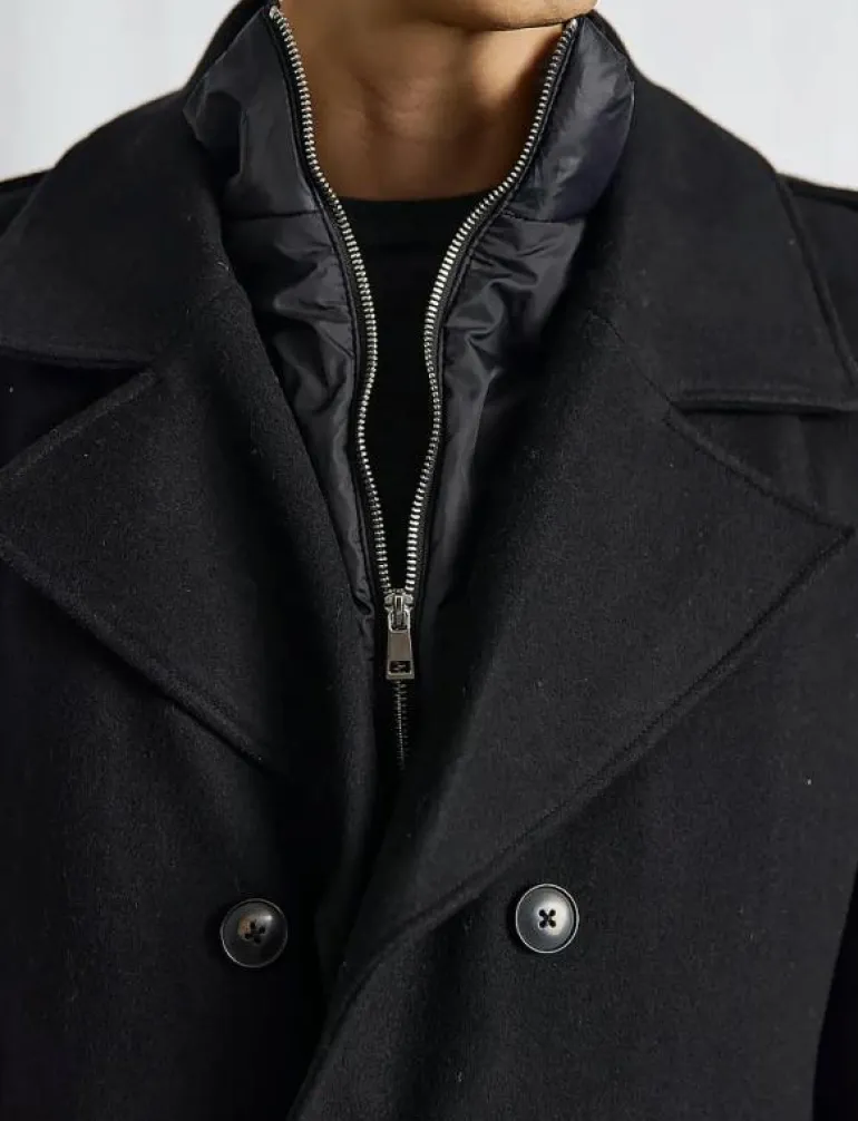 BS Nelson Slim Fit Coat - Ullkappor