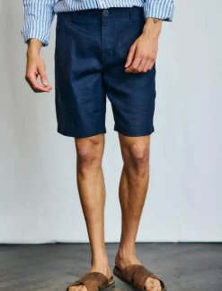 BS Peppon Regular Fit Shorts - Linneshorts