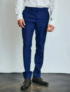 BS Pollino Classic Fit Suit Pants - Linnebyxor