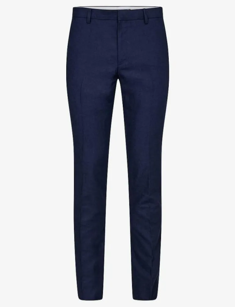 BS Pollino Classic Fit Suit Pants - Linnebyxor