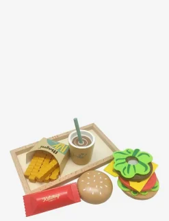 Burger Menu Set - Leksaksmat & Leksakstårtor