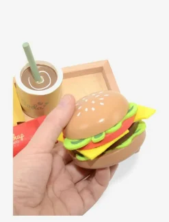 Burger Menu Set - Leksaksmat & Leksakstårtor