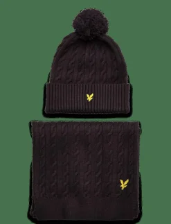 Cable Beanie and Scarf Set - Halsdukar