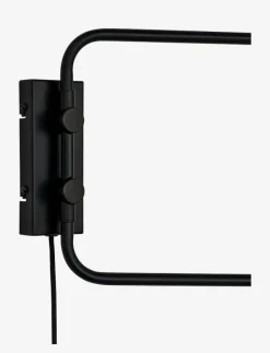 Cale svart vägglampa med/ 2 armar - Vägglampor