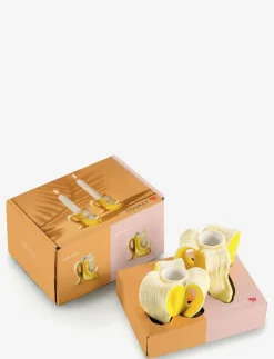 Candle holder - Banana Romance (2 pcs.) - Dekoration