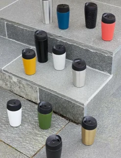 Car mug with lock button 24cl - Termosmuggar