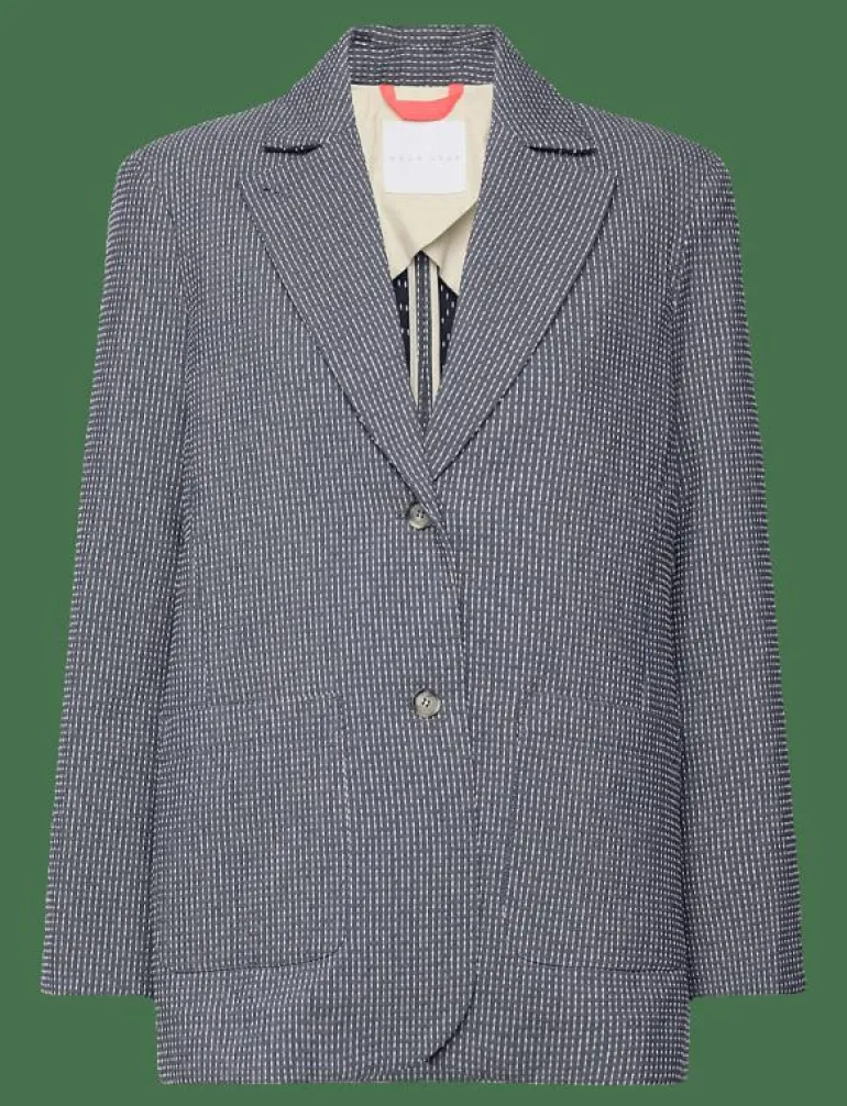 CARLOTTA BLAZER BLURRED STRIPE - Enkelknäppta kavajer