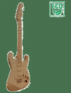 Cartonic 3D Pussel GITARR - Träfigurer