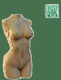 Cartonic 3D Pussel KVINNLIG TORSO - Träfigurer