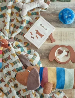 Charlie Throw, Brown, Recycled Cotton - Filtar & täcken