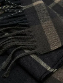 Check fringed scarf - Halsdukar